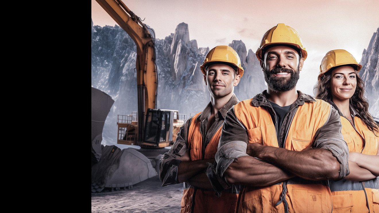 Eine Gruppe von Operators Club Mitglieder